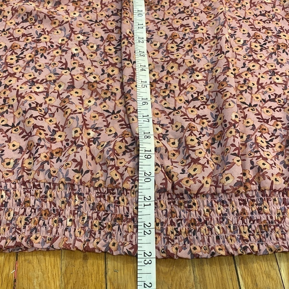 Floral Sheer 3/4 Sleeve Top - Picture 8 of 11